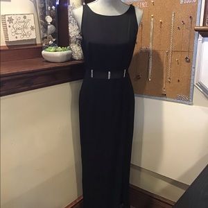 Vintage Black full length Evening dress